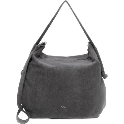 Afbeelding van Fritzi aus Preußen Schoudertas Soft Suede Leja Hobo Anthra Grijs