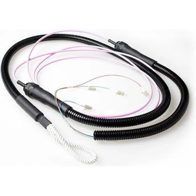 Afbeelding van ACT RL2207 Prefab Glasvezel Multimode 50/125 OM4 Indoor/Outdoor Kabel 4 voudig LC connectoren 70 meter
