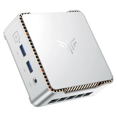Afbeelding van NiPoGi Mini PC indows 11 Midtel Alder Lake N97 (c. N100/N5105, tot 3,6 GHz), 16 GB DDR4 512 M.2 SSD Desktop Computer, Dual WiFi, 2X HDMI, 4K UHD Triple Display GK3 Plus Micro met VESA.