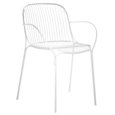Afbeelding van Kartell Hiray Tuinstoel met Armleuning Wit