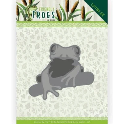 Afbeelding van Tree Frog HZ+ Cutting Die Friendly Frogs by Amy Design