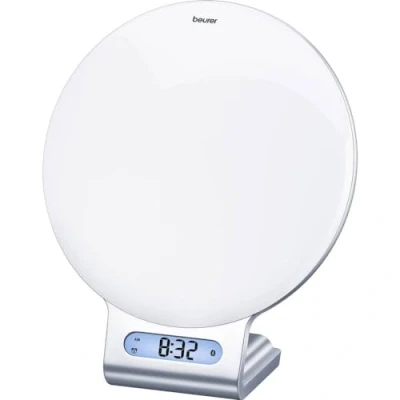Afbeelding van beurer WL 75 Wake up light LED Sfeerlicht 256 kleurnuances Nachtlamp Leeslamp FM radio Alarm/Snooze 10 Melodieën Bluetooth® Gratis LightUp app Incl. netadapter/Aux kabel 3 Jaar garantie