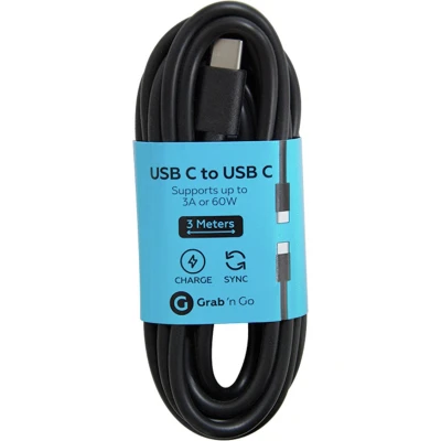 Afbeelding van Grabngo Gng Laadk. Usb C&gt;Usb C 3M Zwart