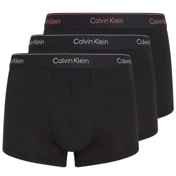 Afbeelding van Calvin Klein Underwear Holiday Fashion LOW RISE Trunk 3 PACK Onderbroeken, Heren, Maat: Medium, Black