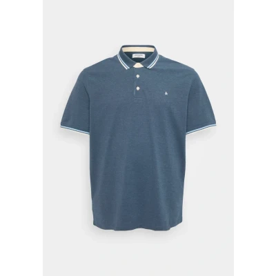 Afbeelding van JACK &amp; JONES PLUS SIZE regular polo grijsblauw
