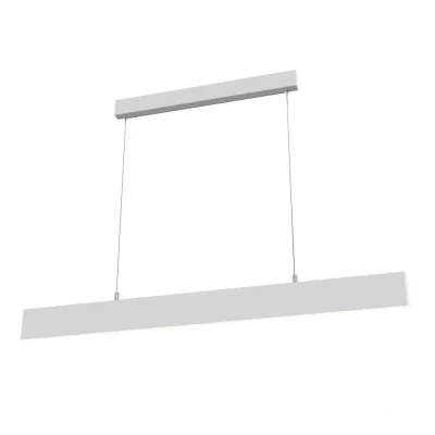 Afbeelding van Maytoni LED hanglamp Step, wit, 118,5 cm, 3.000 K, aluminium