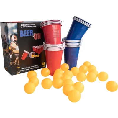 Afbeelding van Amscan Bier spel small 24 cups met ballen