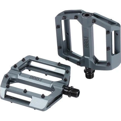 Afbeelding van BBB Cycling Enigma Fietspedalen MTB Platformpedalen met Grip Pinnen Mountainbike Mat Grijs 100 x mm BPD 38