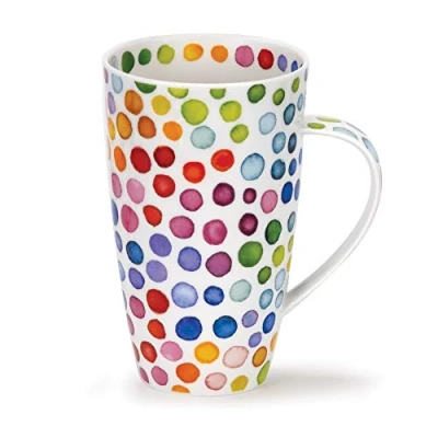 Afbeelding van Dunoon Hot Spots Henley vorm Fine Bone China mok