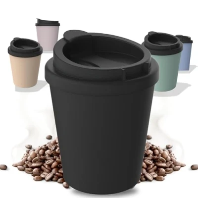 Afbeelding van Uakeii PremiumPlus small, thermosbeker van biologisch kunststof, lekvrije koffiebeker To Go (leisteen)