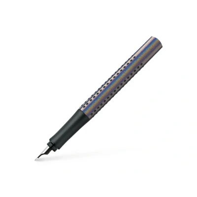 Afbeelding van Vulpen Faber Castell Grip Glam F zilver