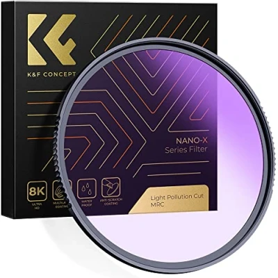 Afbeelding van K&amp;F Concept 72mm Natural Night Filter Light Pollution for Photography Sky/Star Astrophotography Optical Glass Double Sided MRC Coating Waterproof and Oil Resistant