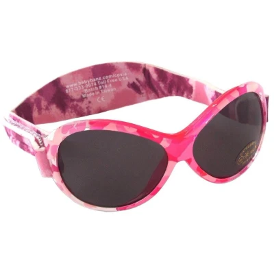 Afbeelding van Kidz BANZ retro zonnebril roze camo (2 5 jaar)