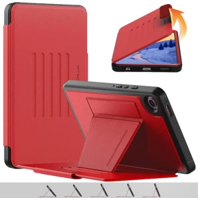 Afbeelding van TECHGEAR Enduro Hoesje voor Samsung Galaxy Tab A9 8,7 inch (SM X110 / SM X115) Stoer &amp; Robuuste Sterke Magnetische Flip Case [Auto Sleep/Wake] Valbestendige Cover met [Multi Hoek Stand]