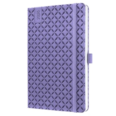 Afbeelding van Sigel weekagenda Flair 2026 formaat A5 Dark Purple hardcover SI J6125