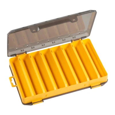 Afbeelding van Panaro 184 Smoke/Yellow Yellow Bottom With Transparent Gray Lid Tackle box