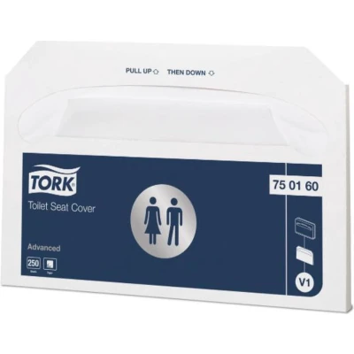 Afbeelding van Tork Toiletbril Afdekhoes Wit V1 Advanced