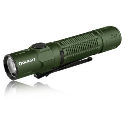 Afbeelding van OLIGHT Warrior 3S Tactische Zaklamp 2300 Lumen, Extreem Heldere met 5 Modi, USB Oplaadbaar Afstandssensor IPX8 Waterdicht voor Kamperen Wandelen Survival en Zoeken (Groen)