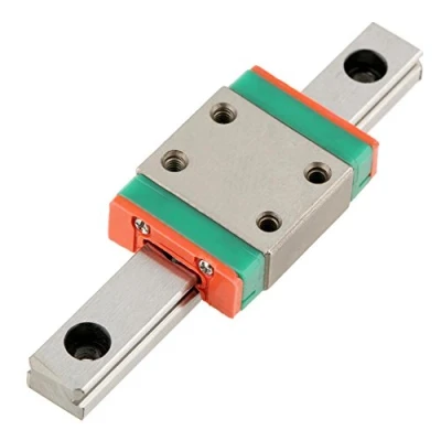 Afbeelding van 1 x LWL7B 7 mm brede miniatuur lineaire railgeleider + schuifblok (55 mm).