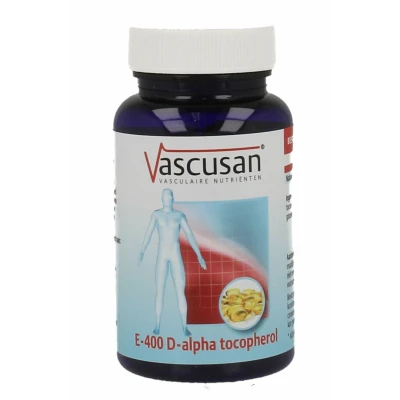 Afbeelding van Vascusan E 400 Alpha tocopherol 120 softgels