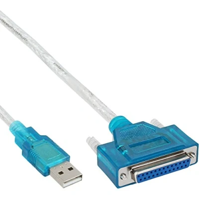 Afbeelding van InLine® USB printerkabel, AM naar DB25F, 1.8m