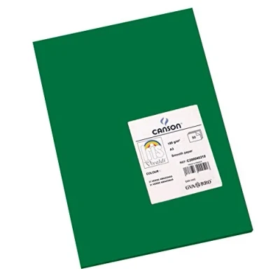 Afbeelding van Canson Iris Vivaldi A3 185 g/m² glad kleurenpapier spar boom (Pack van 50 vellen)
