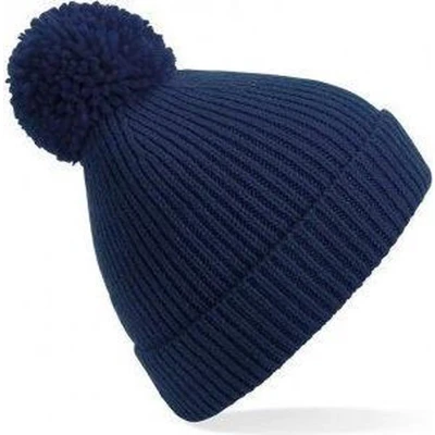 Afbeelding van Winter muts met pompon Navy Oxford pompom