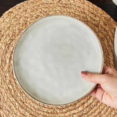 Afbeelding van Karaca Aria Reactief Glazuur Bijzetbord 20cm Beige