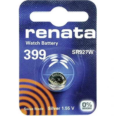 Afbeelding van iChoose Limited Munt batterijpack Lithium 3V voor horloges, zaklampen, autosleutels, rekenmachines, camera&#039;s, etc. 399 (SR927W) Renata