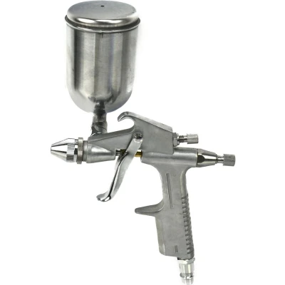 Afbeelding van Mini K 3 verfspuit 0.5mm 1/4 duims aansluiting 200ml inhoud Verfpistool GEKO