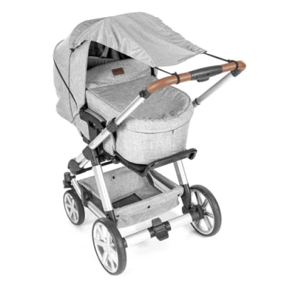 Afbeelding van Reer ShineSafe Zonnezeil voor de kinderwagen, zonwering vele modellen, grijs