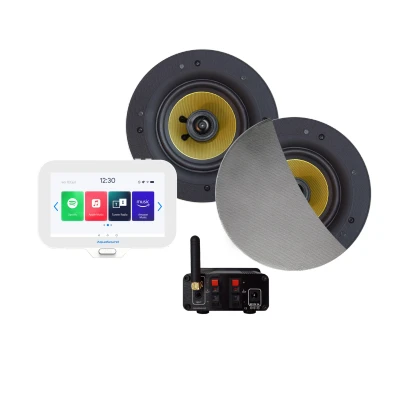 Afbeelding van N Joy badkamerradio met controller, wand lader, zumba speaker set, WIFI audio versterker. 70 WATT