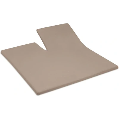 Afbeelding van Split Topper Hoeslaken Cinderella Taupe (Badstof) 160 x 200/210 cm