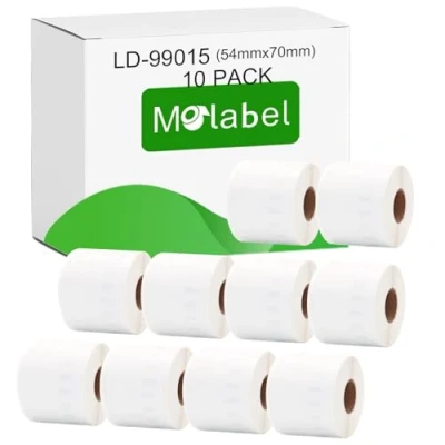 Afbeelding van Molabel 99015 S0722440 adreslabels voor Dymo LabelWriter 4XL 450 400 330 320 310, 54 x 70 mm, 10 stuks