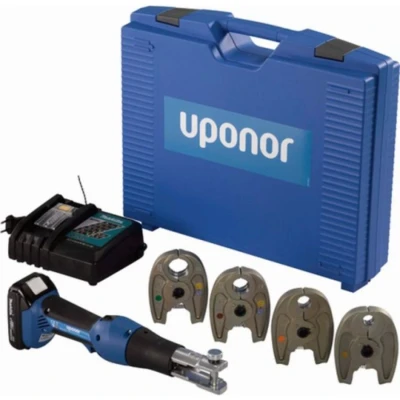 Afbeelding van Uponor accu persmachine mini2 met mini kspo persbekken 16 t m 32mm 32 1083586