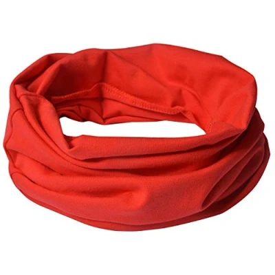 Afbeelding van Miobo praktische kinder sjaal van katoen: veelzijdig en comfortabel (rood, S)