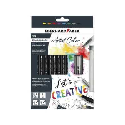 Afbeelding van Eberhard Faber Mixed media set 13 delig EF 558213