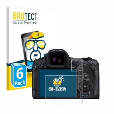 Afbeelding van BROTECT Screenprotector voor Canon EOS R5 Mark II Folie Beschermfolie transparant (6 Stuks)