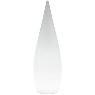 Afbeelding van Reality Leuchten Palmas R45101101 Led buitenlamp op accu, kunststof, wit, inclusief 3 watt kleurverandering, afstandsbediening, hoogte 80 cm