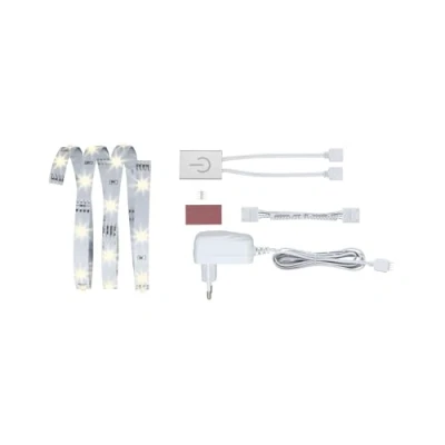 Afbeelding van Paulmann 70954 LED Stripe YourLED ECO Comfort Set incl. 1x2,4 Watt dimbare lichtband wit lichtstrip kunststof band 3000 K