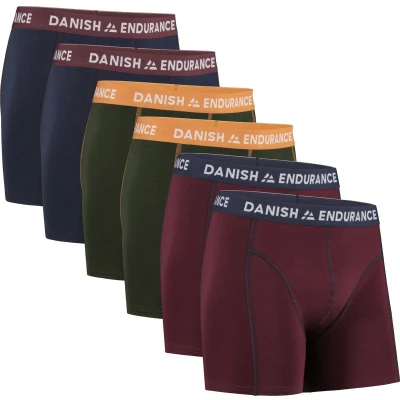 Afbeelding van Danish Endurance Classic Trunks 6 PACK Onderbroeken multicoloured, Heren, Maat: Medium, Multi coloured
