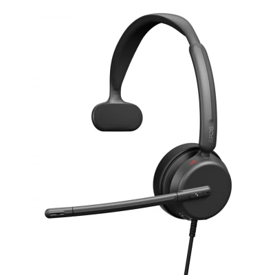 Afbeelding van EPOS IMPACT 430 Mono On Ear Headset met Dual Microfoon, Ruisonderdrukking, USB C/USB A, Thuiswerken, Plug and Play, Zoom, UC