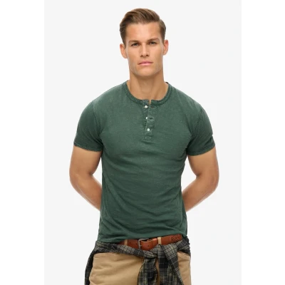 Afbeelding van Superdry Grandad T shirt Met Korte Mouwen Groen 2XL Man