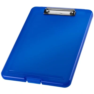Afbeelding van helit H2532030 Klembord DIN A4 de clip, doorschijnend blauw, klembord, tekenbord