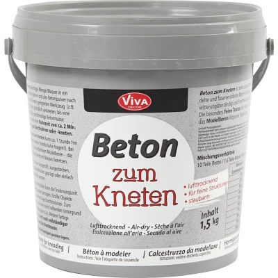 Afbeelding van Beton zum Kneten 1,5 kg emmer