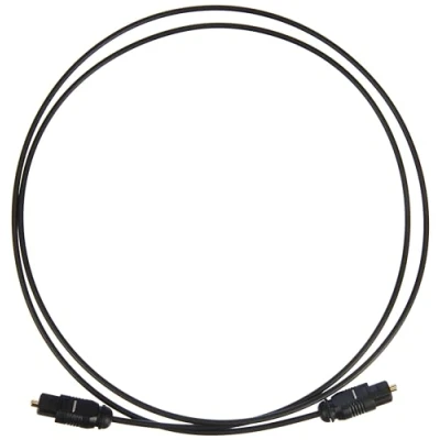 Afbeelding van HDSupply TC010 005 Toslink S/PDIF audiokabel, kabel Ø 2,2 mm, 1,00m, zwart