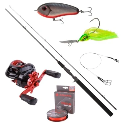 Afbeelding van Ultimate Pike Caster Baitcaster Set 20 60g Jerkbait hengel