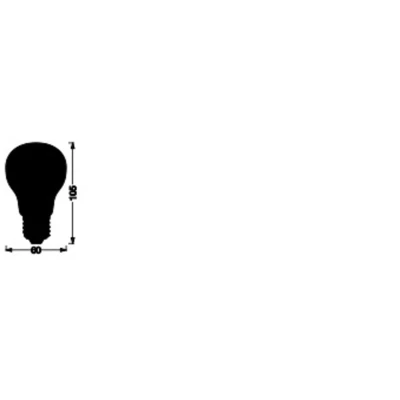 Afbeelding van Ledvance led lamp wit le 105mm diam 60mm temp 2700 6500k voet e27 4058075777859