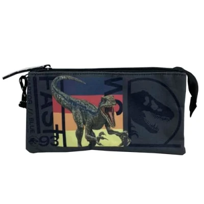 Afbeelding van CYPBRANDS Jurassic World Roar! Drievoudige etui, Meerkleurig, Eén maat