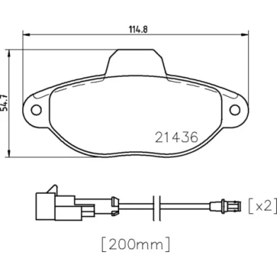 Afbeelding van Brembo Remblokset P 24 147X